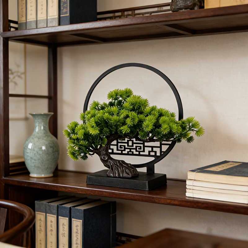Bonsai Tree Zen Garden - Kunstmatige dennenbonsai - Perfect voor badkamer,