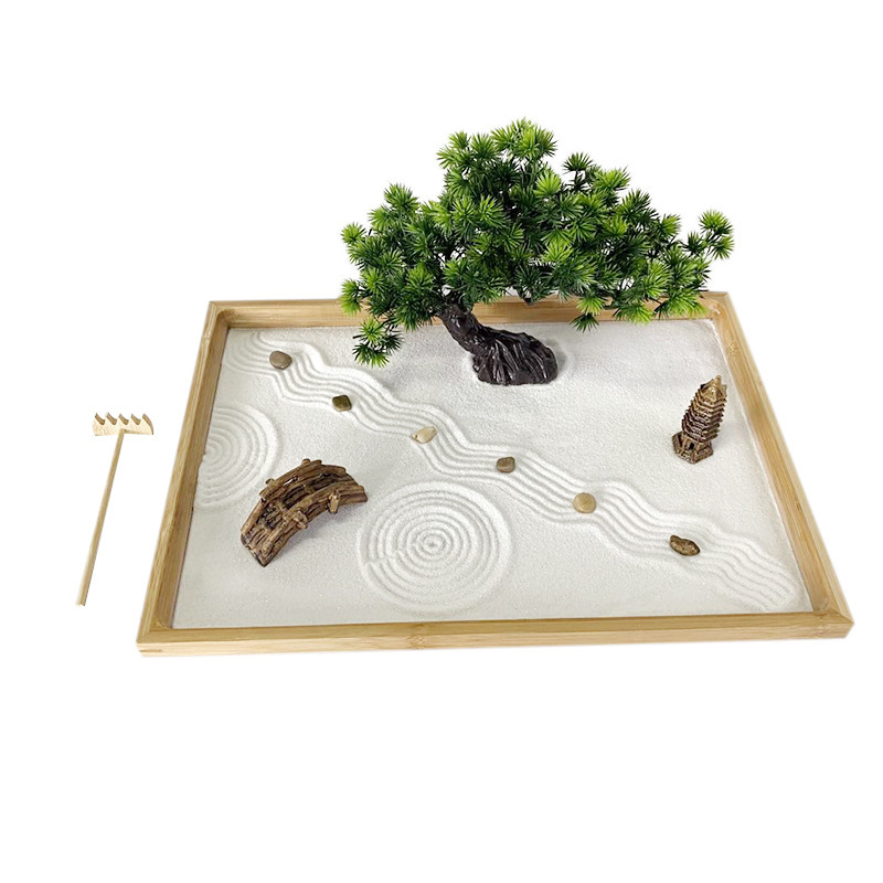 Bonsai Tree Zen Garden - Japanse Zen Garden voor bureau met