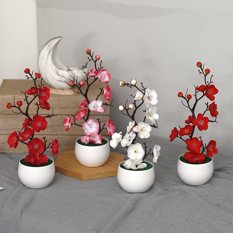 Bonsai Garden For Home - Kerst Nep Groene PE Dennentakken Kunstplant