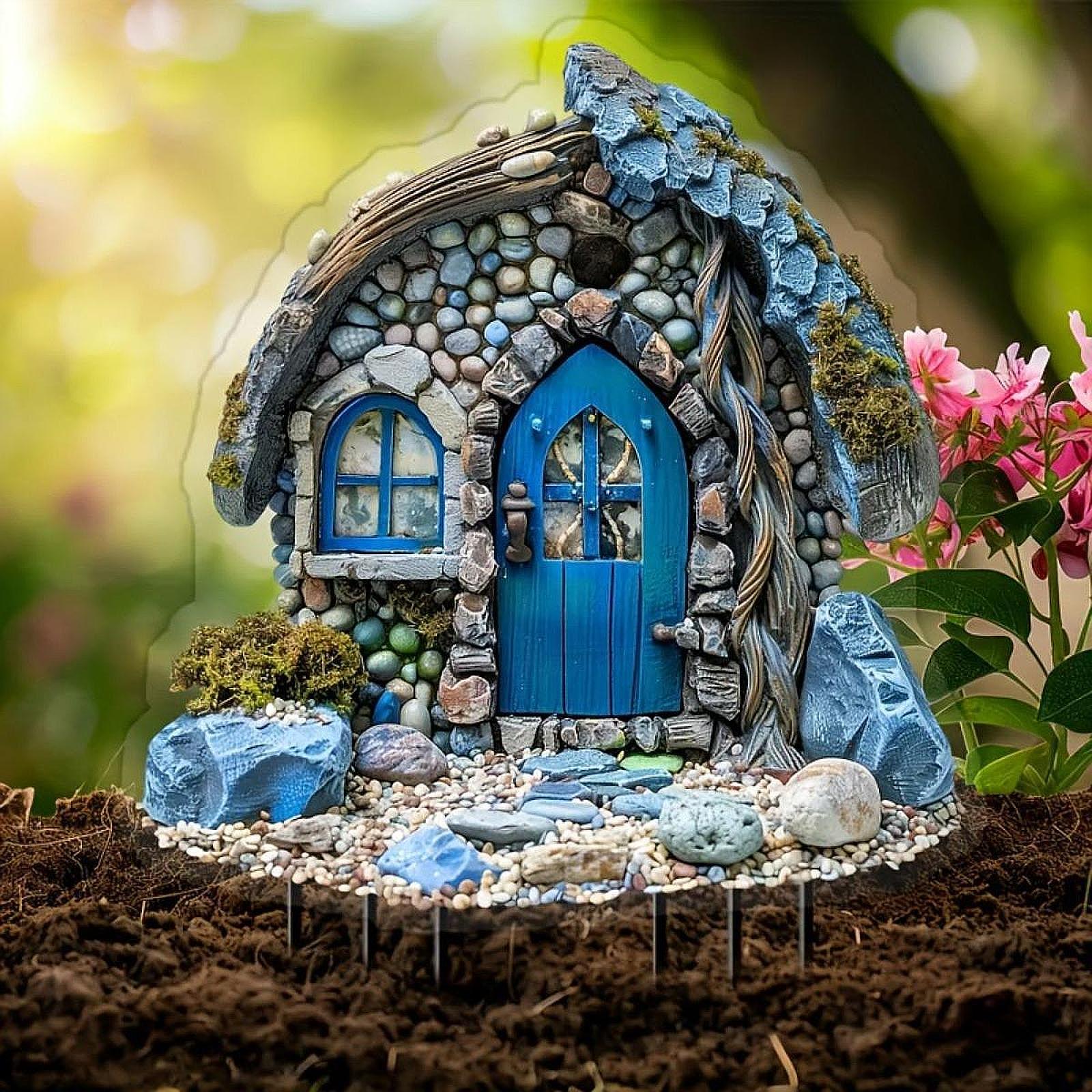 Huis Decoratieve Tuinpaal 2D C - Bonsai Garden Backyard recensie en prijs