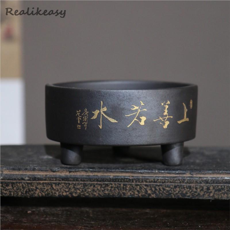 Yixing Paarse Klei Pot Desktop - Bonsai Tree Zen Garden recensie en prijs