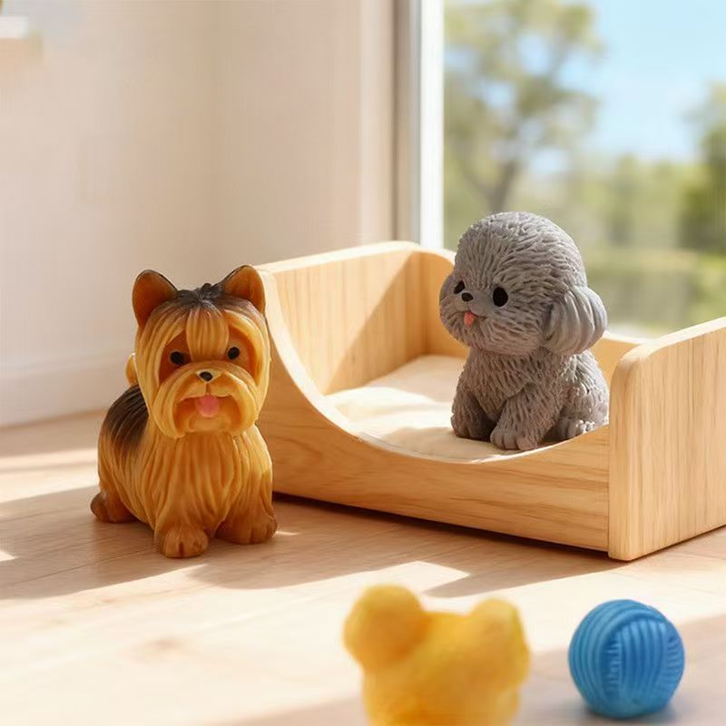 Schattig Teddy Poedel Puppy Kl - Bonsai Garden Art recensie en prijs
