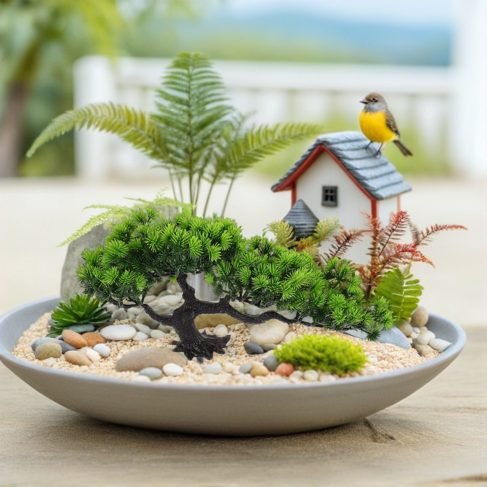 2 stuks kunstmatige bonsai boo - Bonsai Tree Zen Garden recensie en prijs
