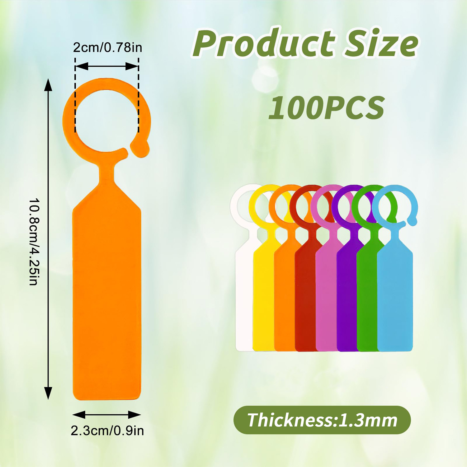 100 STUKS 10,7x2,3CM Plastic T - Bonsai Garden Nursery recensie en prijs