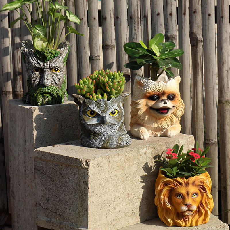 3D Dier Hoofd Vaas Cartoon Fig - Bonsai Garden Nursery recensie en prijs