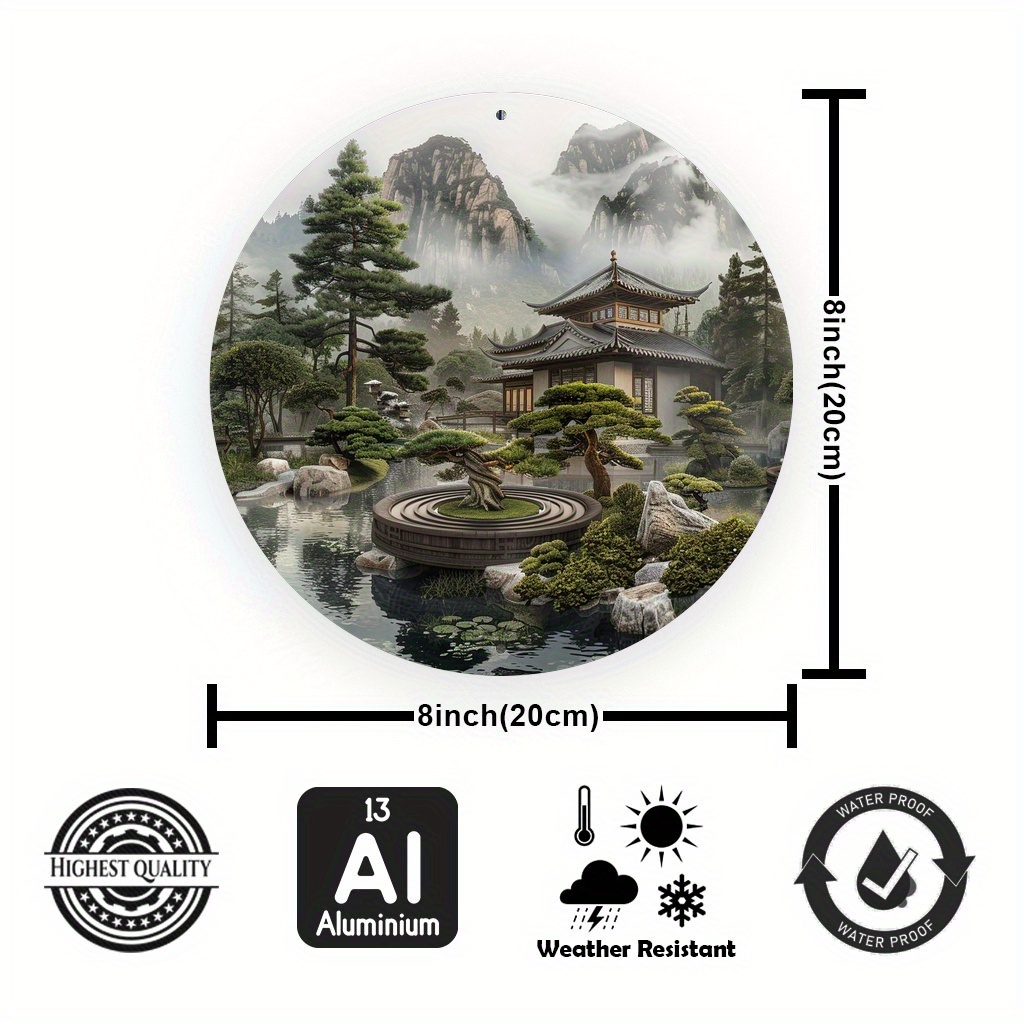 Rustige Japanse Zen-tuin ronde - Bonsai Tree Zen Garden recensie en prijs