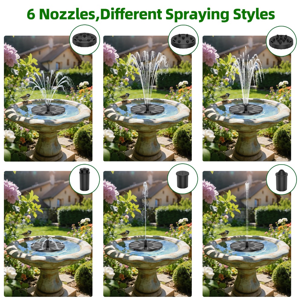 Nieuwe 1.4W zonnefontein stabi - Bonsai Garden Fountain recensie en prijs