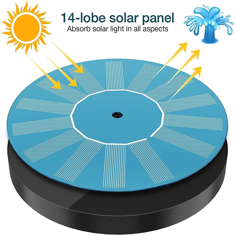 13 cm drijvend zonnepaneel zon - Bonsai Garden Fountain recensie en prijs