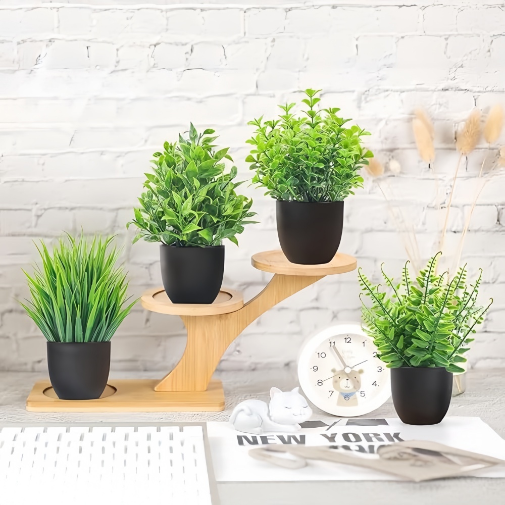 4 stks/set Mini Kunstplanten I - Bonsai Garden For Home recensie en prijs